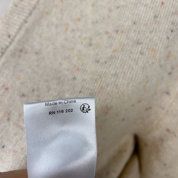 Zadig & Voltaire Cream V-Neck Sweater - Picture 11 of 12